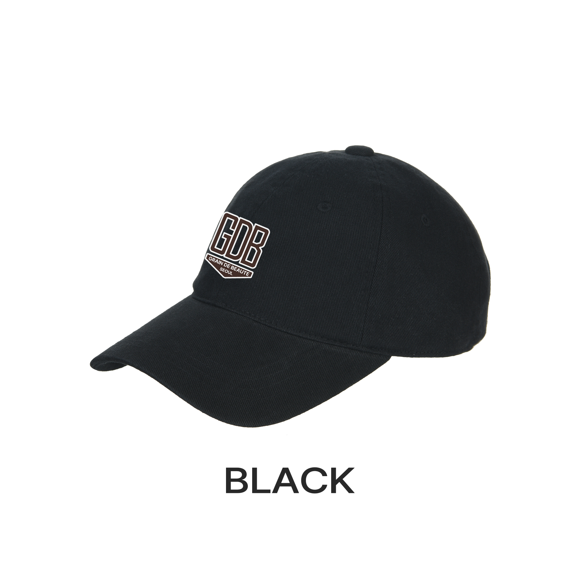 キャップ [ GRAIN DE BEAUTE ] GDB BALL CAP (6 COLOR) GRAIN DE BEAUTE] New GDB Ball Cap [BLACK] - GRAIN DE BEAUTE